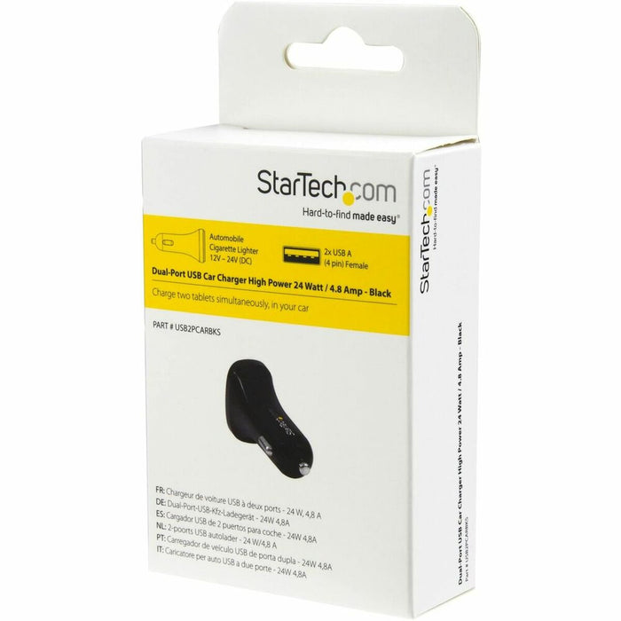 Încărcător de Mașină Startech USB2PCARBKS