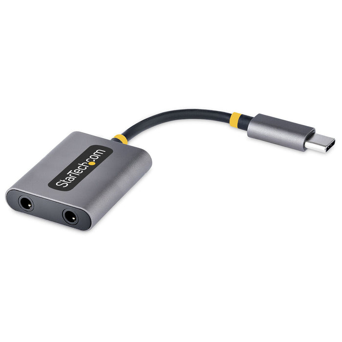 Adaptor USB-C la Jack 3.5 mm Startech USBC-AUDIO-SPLITTER