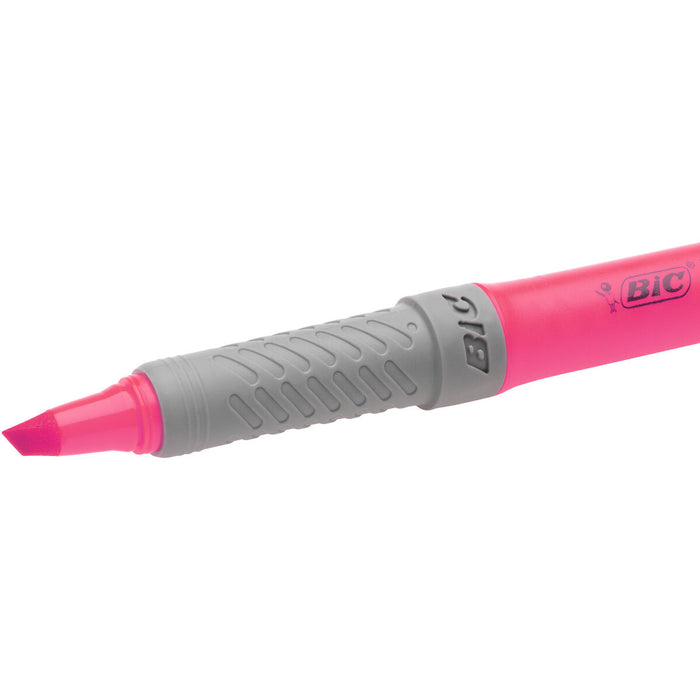 Marker fosforescent Bic Highlighter Grip (3 Piese)