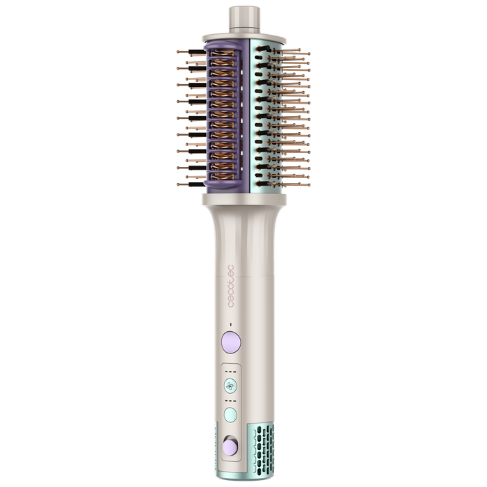 Perie cu aer cald Cecotec CeramicCare Allin1, 1500 W, 4 în 1, 9 × 8 × 37 cm