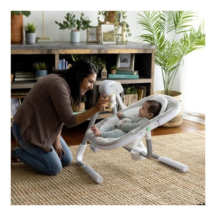 Hamac pentru Bebeluș Ingenuity Dual-Direction Swing Alb Gri