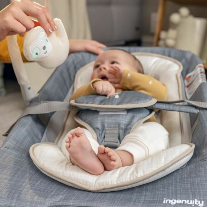 Hamac pentru Bebeluș Ingenuity Happy Belly Gri