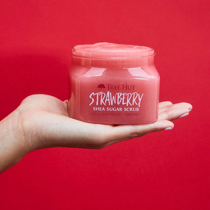 Exfoliant Corp Tree Hut   Căpșună Zahăr 510 g