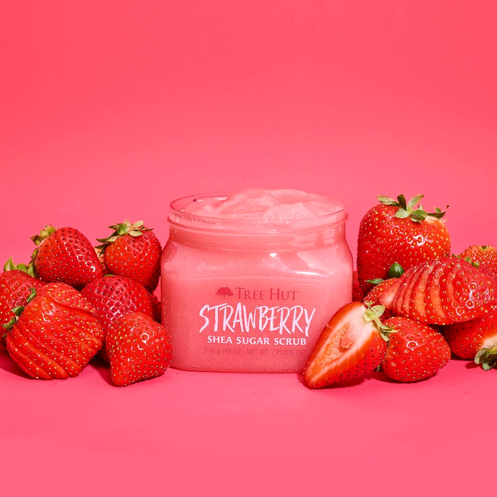 Exfoliant Corp Tree Hut   Căpșună Zahăr 510 g