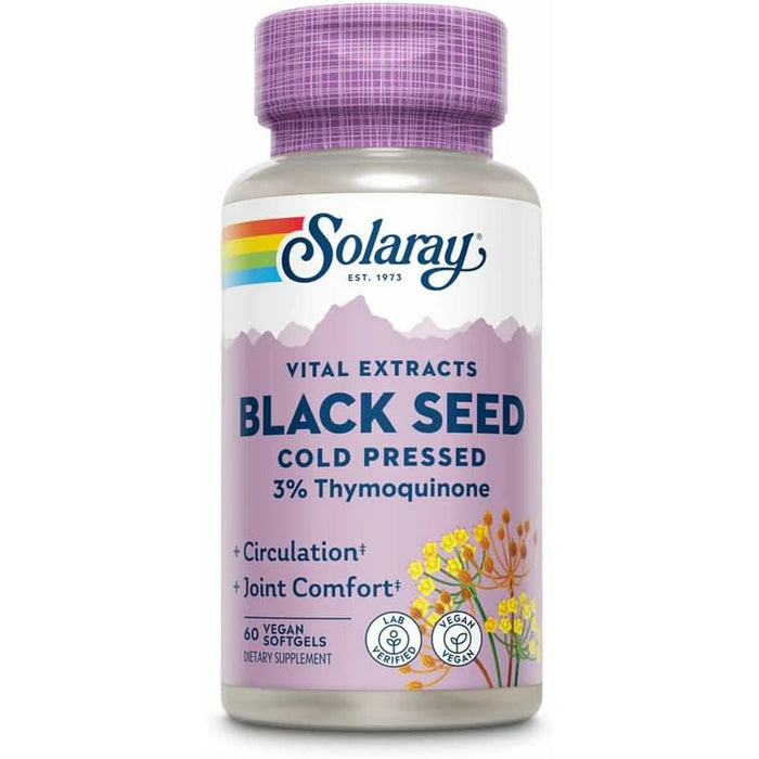 Multivitamine Solaray Black Seed 60 Unități