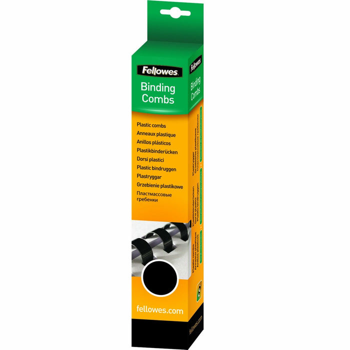 Spirale de legare Fellowes 5346907 100 Unități Negru PVC Ø 14 mm