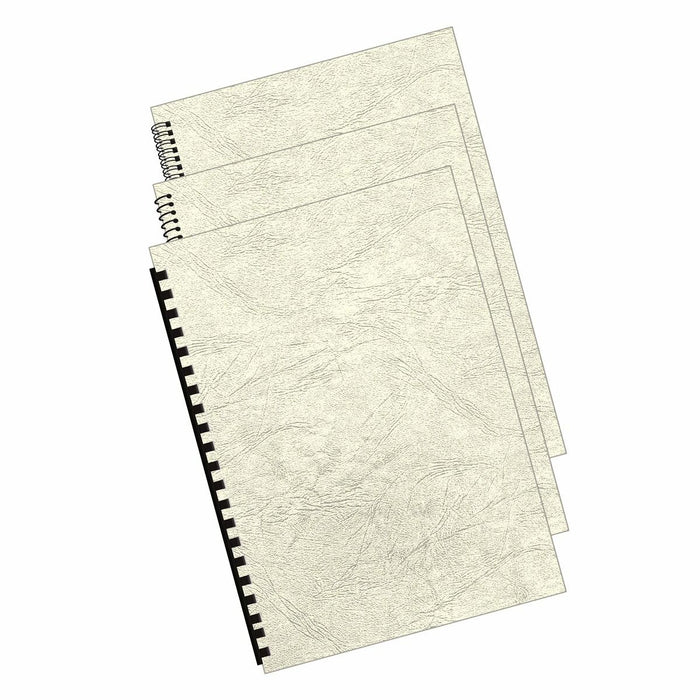 Coperți pentru legare Fellowes 5370004 100 Unități Fildeș A4 Carton