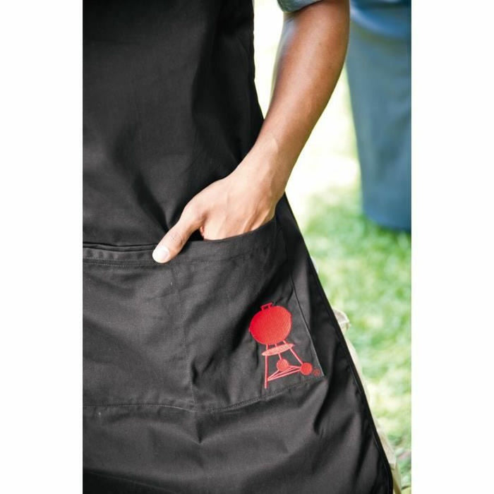 Șorț cu Buzunar Weber 6474 Negru Bumbac