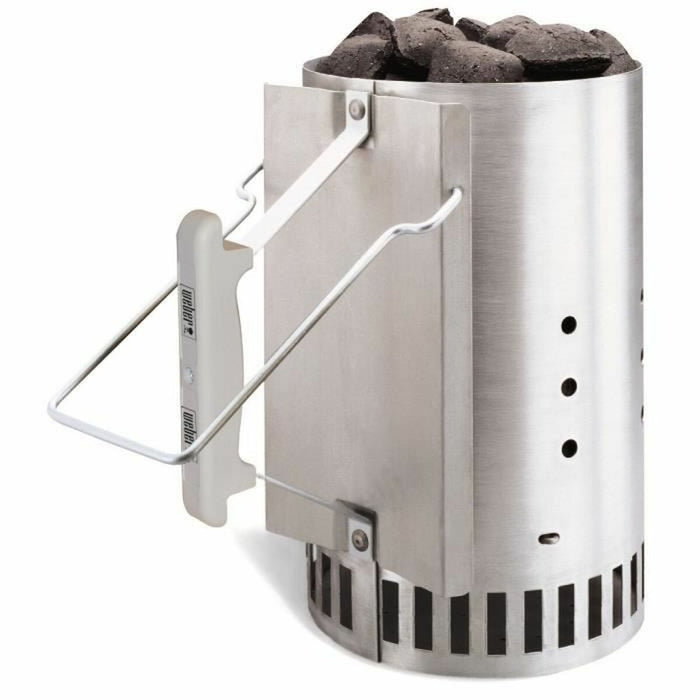 Șemineu de aprindere pentru grătar Weber 7416 Aluminiu