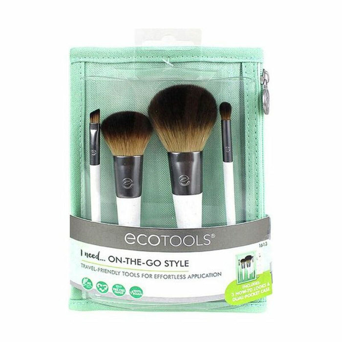 Pensulă de Machiaj On the Go Style Ecotools 1613M (5 pcs) 5 Piese