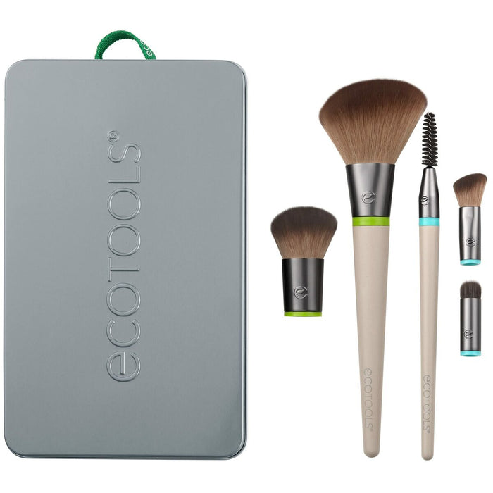 Set de Pensule de Machiaj Ecotools Daily Essentials Total Face Kit 8 Piese