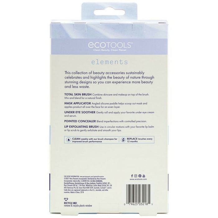 Set de Pensule de Machiaj Ecotools Elements Water Glow 5 Piese (5 pcs)