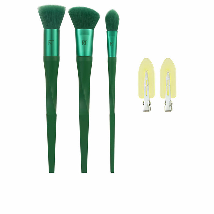 Set de Pensule de Machiaj Real Techniques Nectar Pop Glazed Daze Verde 5 Piese