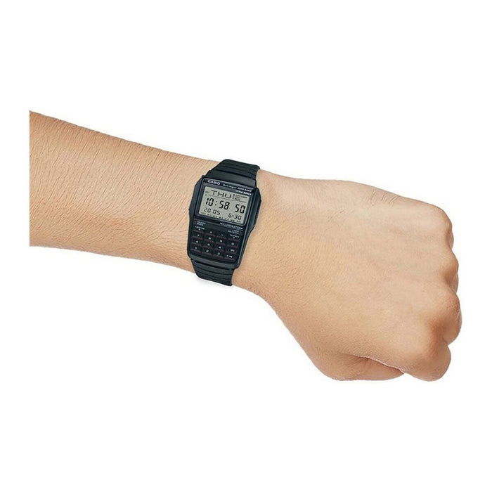 Ceas Bărbați Casio DATABANK CALCULATOR Negru Gri