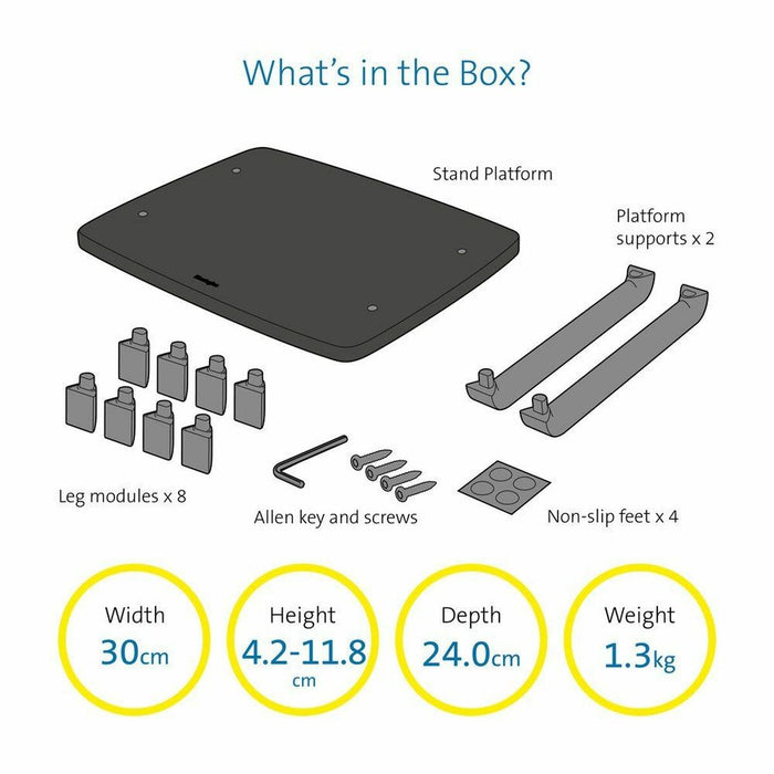 Suport de Masă pentru Ecran Kensington SmartFit® Monitor Stand — Black