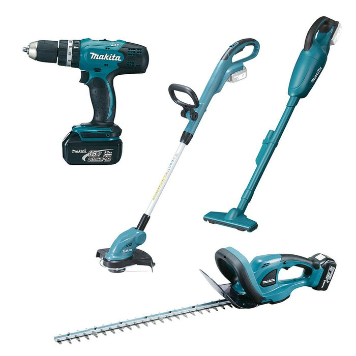 Trusă de scule Makita DLX4093 Burghiu Aspirator Foarfece de grădină Motocositoare multifuncțional
