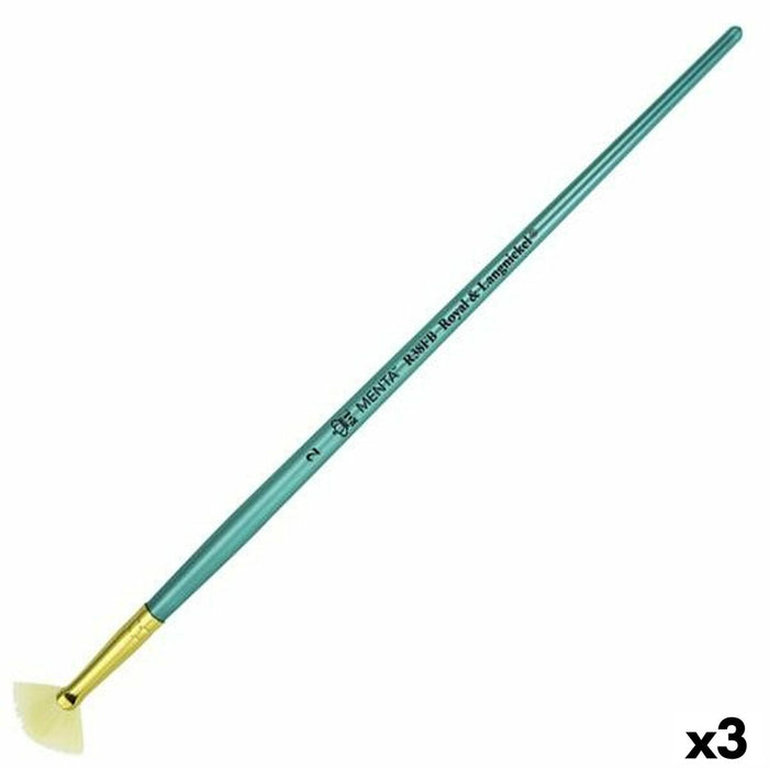 Pensule Royal & Langnickel Menta R38FB Evantai 2 (3 Unități)