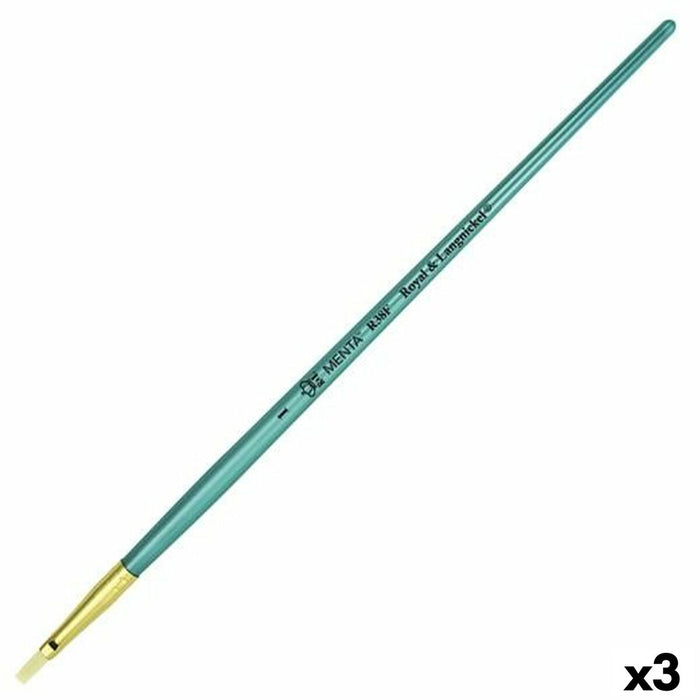 Pensule Royal & Langnickel Menta R38F Plat 1 (3 Unități)