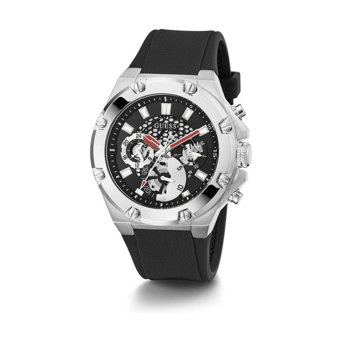 Ceas Bărbați Guess GW0334G1 Negru (Ø 46 mm)