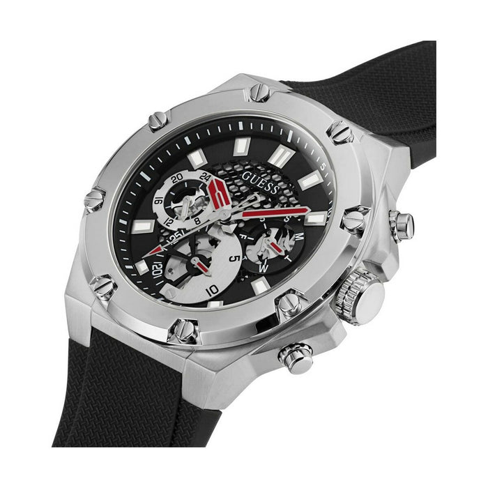 Ceas Bărbați Guess GW0334G1 Negru (Ø 46 mm)