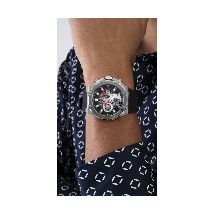 Ceas Bărbați Guess GW0334G1 Negru (Ø 46 mm)