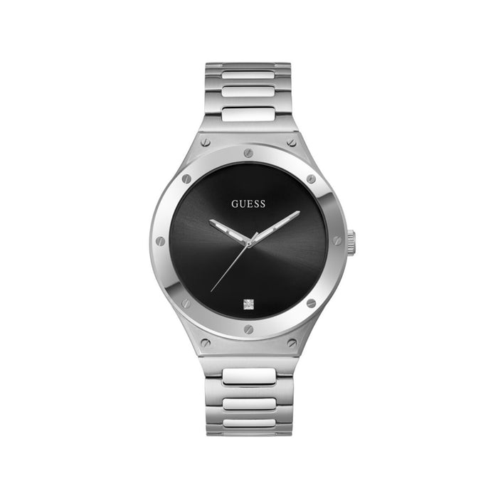 Ceas Bărbați Guess GW0427G1 Negru Argintiu