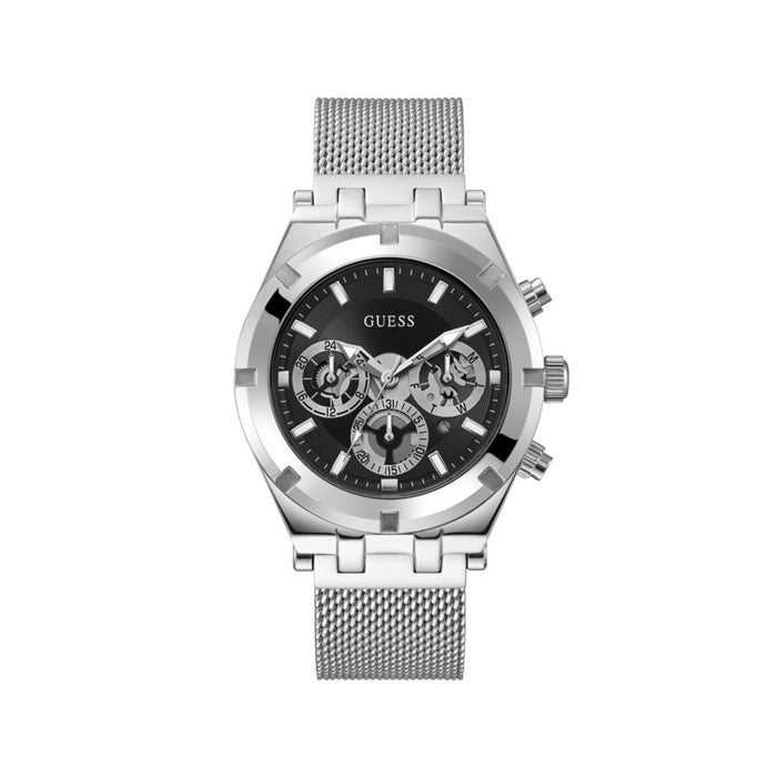 Ceas Bărbați Guess GW0582G1 Negru Argintiu