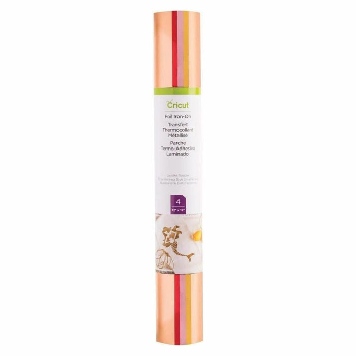 Vinil adeziv pentru plotter de tăiere Cricut IRON-ON LADYLIKE 4 Piese