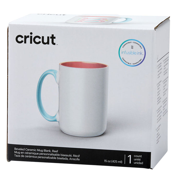 Ceașcă personalizabilă pentru plotter de tăiere Cricut BEV CERAMIC