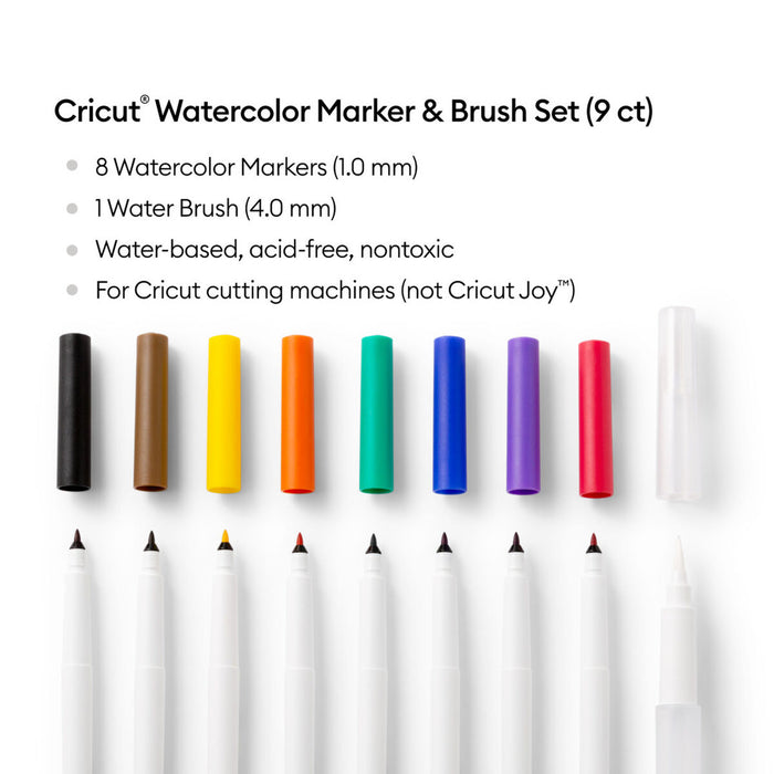 Markere invizibile pentru plotter de tăiere Cricut ACUARELA 1.0