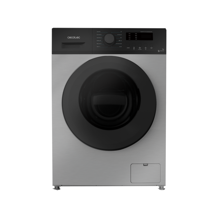 Mașină de spălat rufe Cecotec Bolero DressCode 7150 Inverter Steel A, 7 kg, 1400 rpm, clasa A, 12 programe