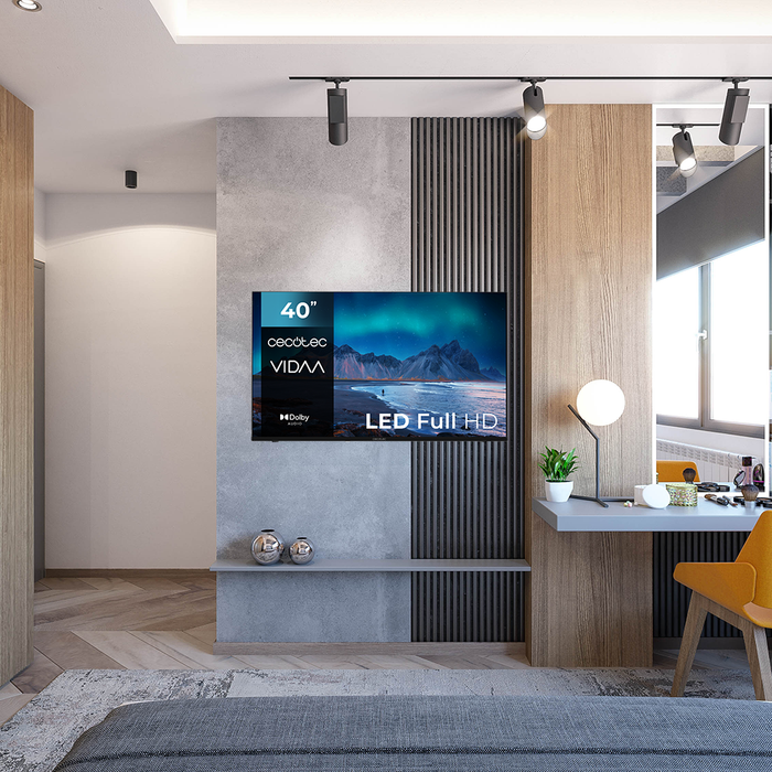 Televizor LED Cecotec A5 series ALF50040, 40 inch, Full HD, clasa E