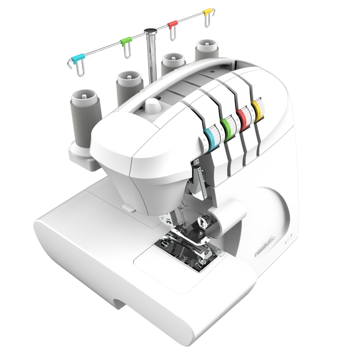 Mașină de surfilat Cecotec BelleCouture OverLock, 1100 rpm, 40,5 × 15 × 31,5 cm