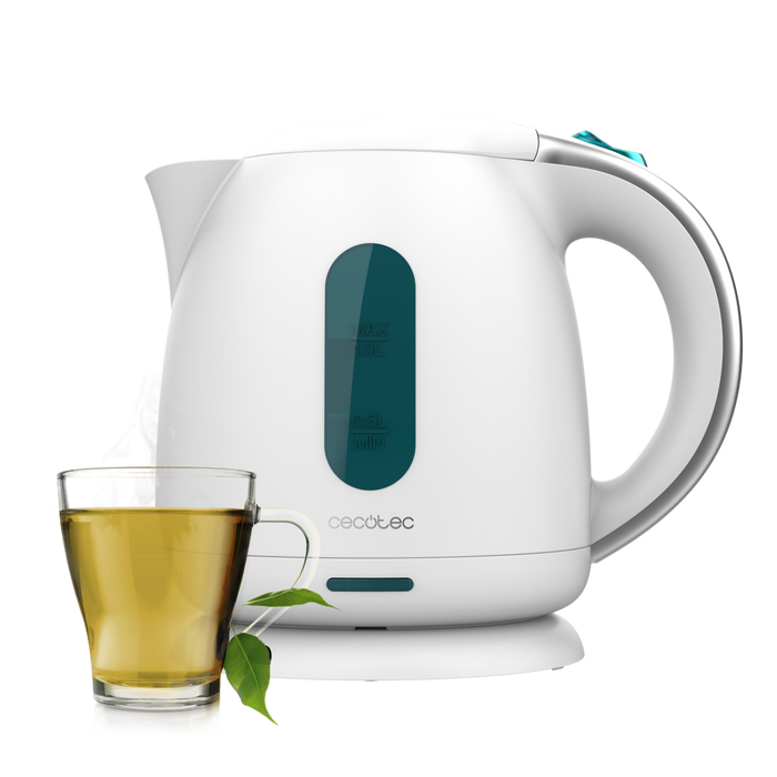 Fierbător electric Cecotec Thermosense 140 White, 1 l, 2200 W, alb