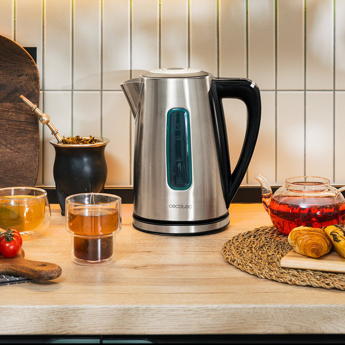 Fierbător electric Cecotec Thermosense 210 Steel, 1,7 l, 2200 W, oțel inoxidabil