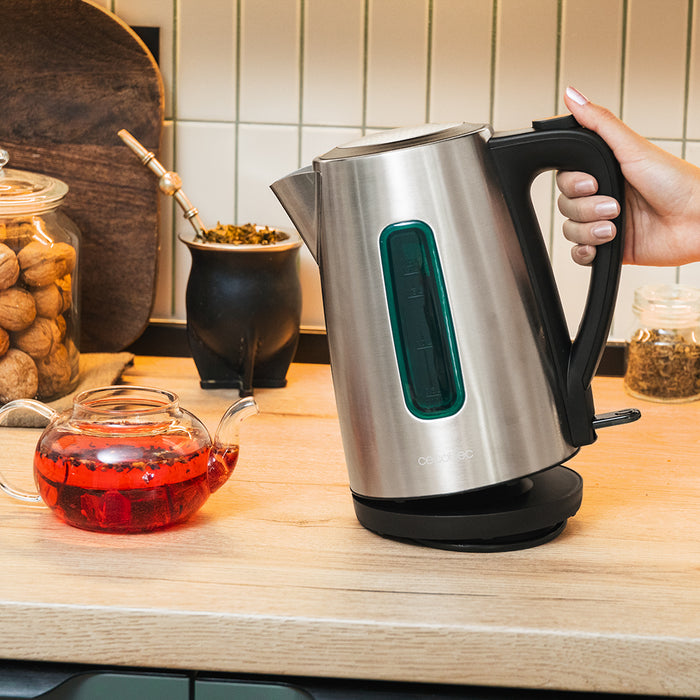 Fierbător electric Cecotec Thermosense 210 Steel, 1,7 l, 2200 W, oțel inoxidabil