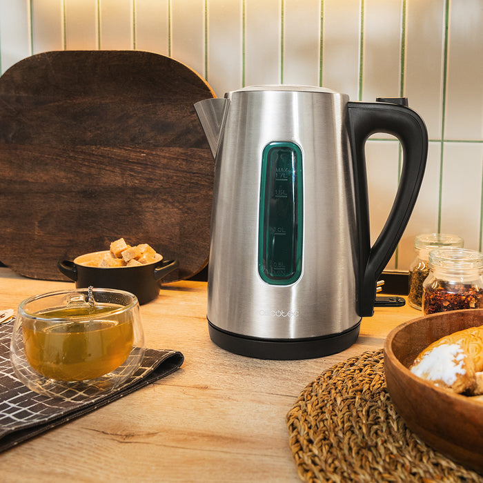 Fierbător electric Cecotec Thermosense 210 Steel, 1,7 l, 2200 W, oțel inoxidabil