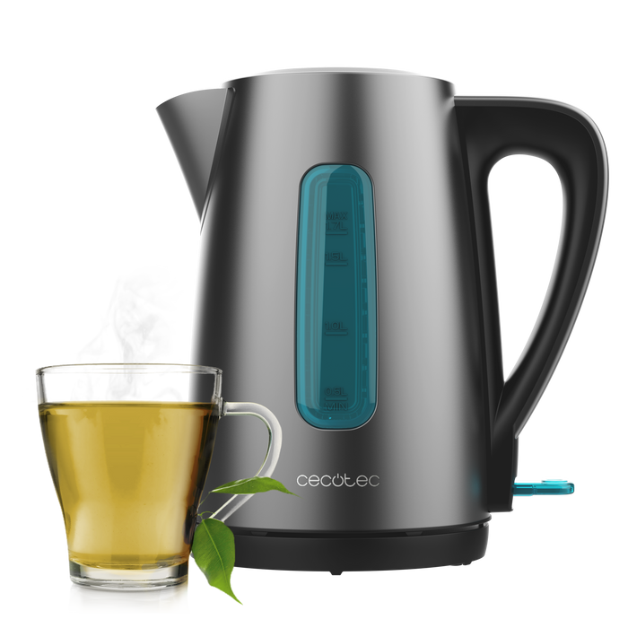 Fierbător electric Cecotec Thermosense 210 Steel, 1,7 l, 2200 W, oțel inoxidabil