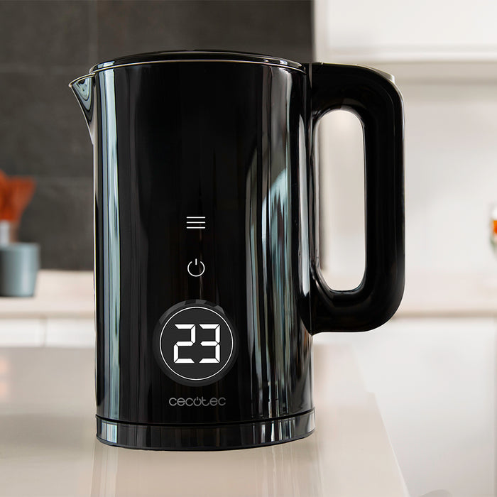 Fierbător electric Cecotec Thermosense 600 Touch Neo, 1,7 l, 2200 W, 7 trepte de temperatură, negru