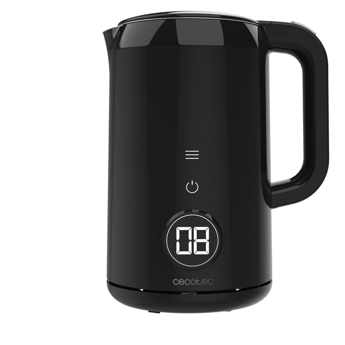 Fierbător electric Cecotec Thermosense 600 Touch Neo, 1,7 l, 2200 W, 7 trepte de temperatură, negru