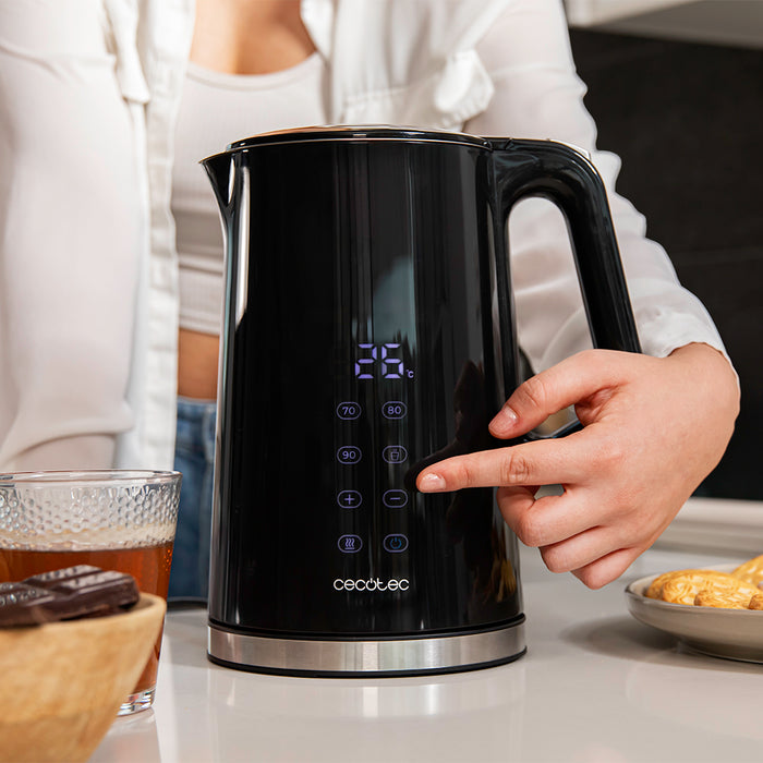 Fierbător electric Cecotec Thermosense 800 Neo, 1,7 l, 2200 W, temperatură 40–100 °C