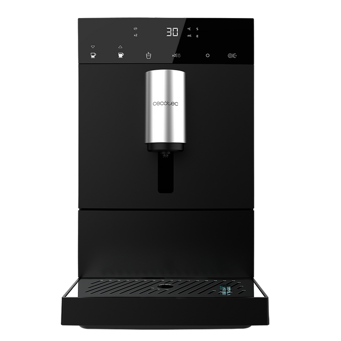 Espressor automat Cecotec Cremmaet Compact, 19 bar, rezervor de apă 1,1 l, negru