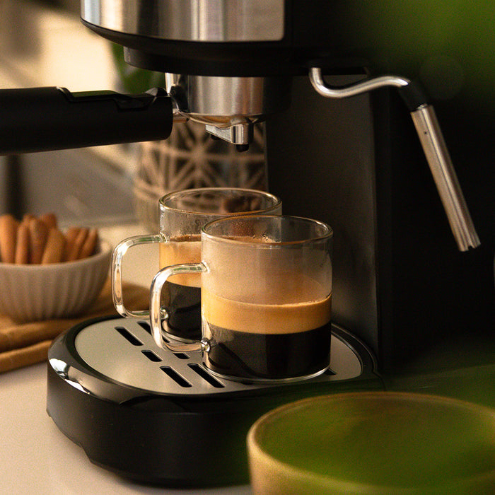 Espressor Cecotec Power Espresso 20 Pecan, 1,25 l, 1100 W, 20 bar, negru
