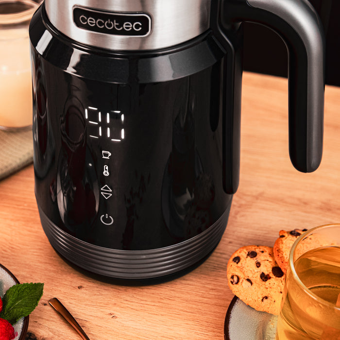 Fierbător electric Cecotec ThermoSense 600 Touch Black, 1,7 l, 2200 W, negru
