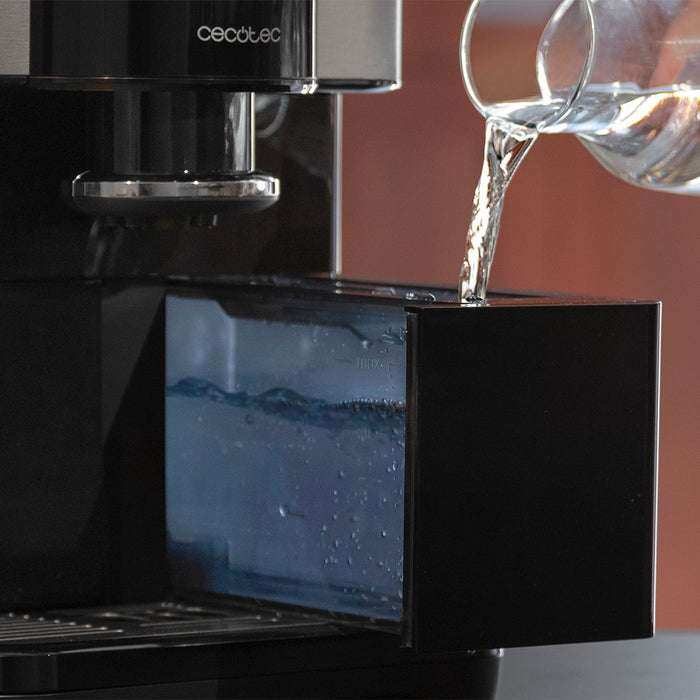 Espressor automat Cecotec Cremmaet Spin, 1450 W, 19 bar, rezervor apă 1,5 l, negru