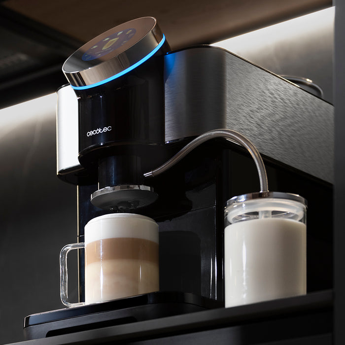 Espressor automat Cecotec Cremmaet Spin, 1450 W, 19 bar, rezervor apă 1,5 l, negru