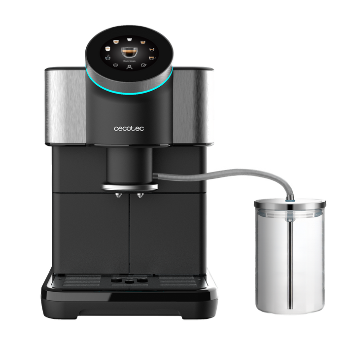 Espressor automat Cecotec Cremmaet Spin, 1450 W, 19 bar, rezervor apă 1,5 l, negru