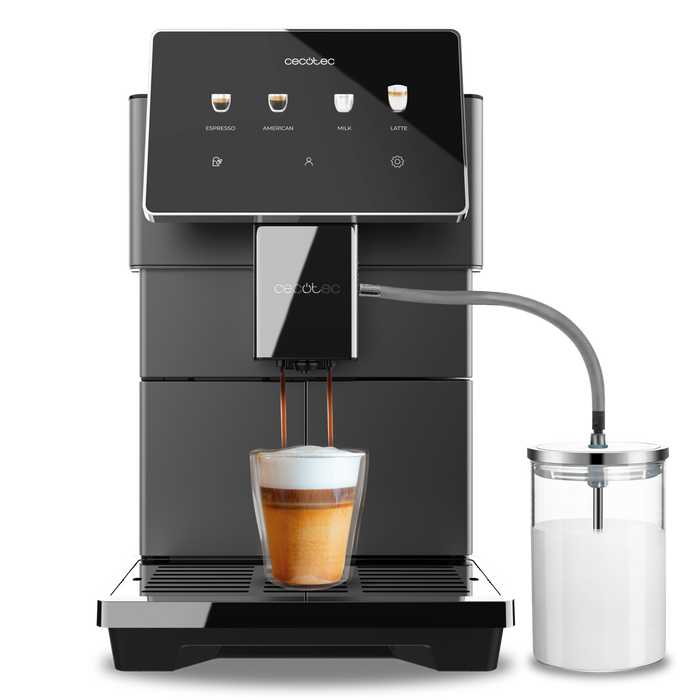Espressor automat Cecotec Cremmaet Tempo, 13 băuturi, 19 bar, rezervor de 1,5 l, negru