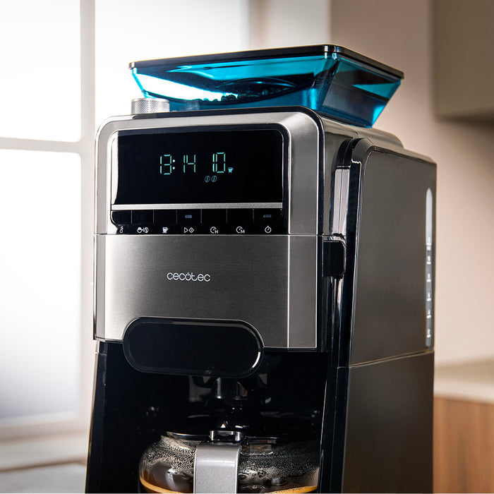 Cafetieră cu picurare și râșniță Cecotec Coffee 66 Grind & Brew, 1400 W, 1,5 l, 12 cești