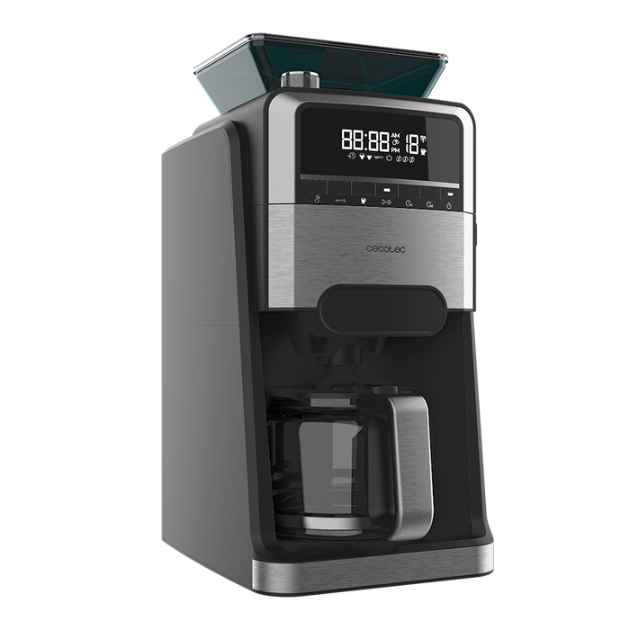 Cafetieră cu picurare și râșniță Cecotec Coffee 66 Grind & Brew, 1400 W, 1,5 l, 12 cești